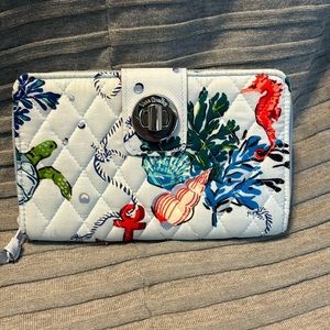 Used Vera Bradley Toggle Wallet